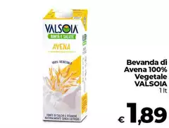 Valsoia - Bevanda Di Avena 100% Vegetale