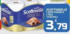 Scottonelle - Carta Igienica 2 Veli 12 Rotoli Scottonelle - Carta Igienica 2 Veli 12 Rotoli