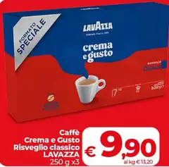 Lavazza - Caffè Crema E Gusto Risveglio Classico Lavazza - Caffè Crema E Gusto Risveglio Classico