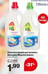 Detersivo Liquido Per Lavatrice Marsiglia/Muschio Bianco