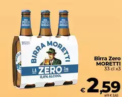 Moretti - Birra Zero