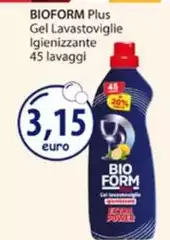 Bioform - Plus Gel Lavastoviglie Igienizzante