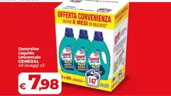 General - Detersivo Liquido Universale General - Detersivo Liquido Universale
