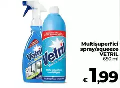 Vetril - Multisuperfici Spray/Squeeze