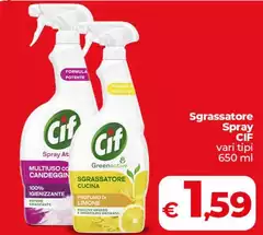 Cif - Sgrassatore Spray