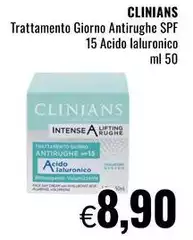 Clinians - Trattamento Giorno Antirughe Spf 15 Acido Lauronico Clinians - Trattamento Giorno Antirughe Spf 15 Acido Lauronico
