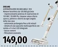 Dreame - Aspirapolvere Ricaricabile R10