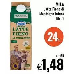 Mila - Latte Fieno Di Montagna Intero