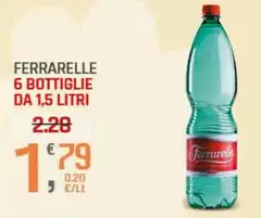 Ferrarelle - 6 Bottiglie Da 1,5 Litri Ferrarelle - 6 Bottiglie Da 1,5 Litri
