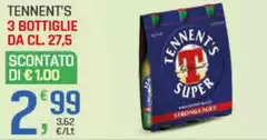 Tennent's - 3 Bottiglie