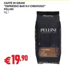 Pellini - Caffè In Grani "Espresso Bar N.9 Cremoso"