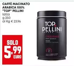 Pellini top - Caffè Macinato Arabica 100%