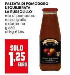 La russolillo - Passata Di Pomodoro L'Equilibrata