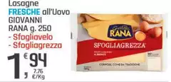 Rana - Lasagne Fresche All'Uovo