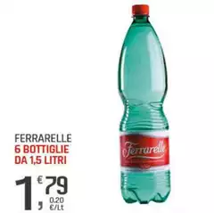 Ferrarelle - 6 Bottiglie Da 1,5 Litri Ferrarelle - 6 Bottiglie Da 1,5 Litri