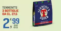 Tennent's - 3 Bottiglie