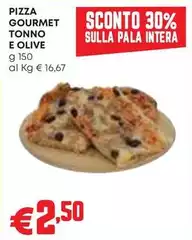 Pizza Gourmet Tonno E Olive