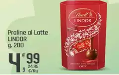 Lindt - Praline Al Latte Lindor