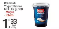Muller - Crema Di Yogurt Bianco
