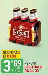 Peroni - 6 Bottiglie Da Cl. 33