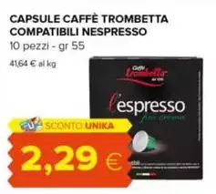 Nespresso - Capsule Caffè Trombetta Compatibili Nespresso - Capsule Caffè Trombetta Compatibili