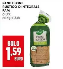 Pam - Pane Filone Rustico O Integrale