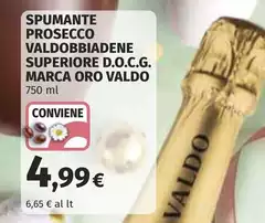 Valle oro - Spumante Prosecco Valdobbiadene Superiore D.O.C.G.