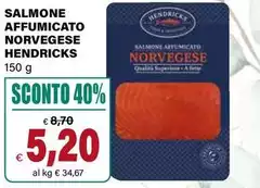 Hendrick's - Salmone Affumicato Norvegese