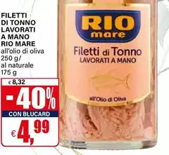 Rio Mare - Filetti Di Tonno Lavorati A Mano