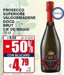 Ca' De Maggi - Prosecco Superiore Valdobbiadene DOCG Brut