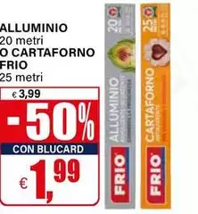 Frio - Alluminio O Cartaforno 