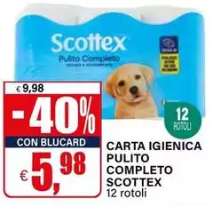 Scottex - Carta Igienica Pulito Completo