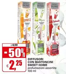 Sweet Home - Diffusori Con Bastoncini Sweet Home - Diffusori Con Bastoncini