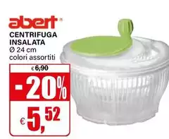 Abert - Centrifuga Insalata Abert - Centrifuga Insalata