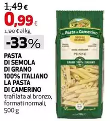 La pasta di camerino - Pasta Di Semola Di Grano 100% Italiano