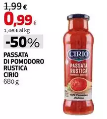Cirio - Passata Di Pomodoro Rustica