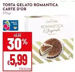 Carte d'or - Torta Gelato Romantica