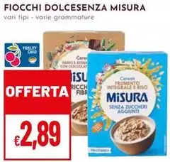 Misura - Fiocchi Dolcesenza