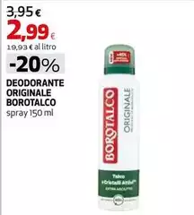 Borotalco - Deodorante Originale