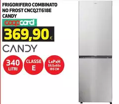 Candy - Frigorifero Combinato No Frost Cncq2t618e