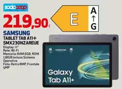 Samsung - Tablet Tab A11+ SMX230N27REUE