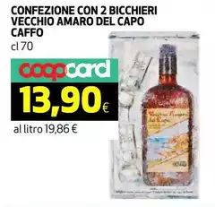 Caffo - Confezione Con 2 Bicchieri Vecchio Amaro Del Capo