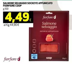 Fiore - Salmone Selvaggio Sockeye Affumicato