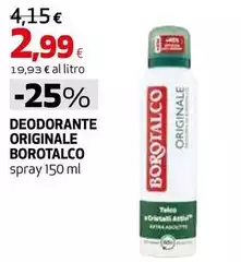 Borotalco - Deodorante Originale