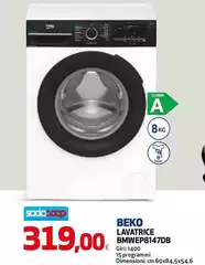 Beko - Lavatrice Bmwep8147db