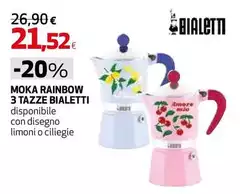 Bialetti - Moka Rainbow 3 Tazze