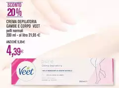 Veet - Crema Depilatoria Gambe E Corpo