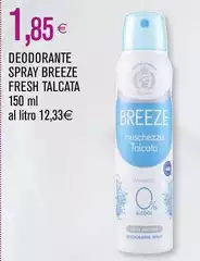Breeze - Deodorante Spray  Fresh Talcata