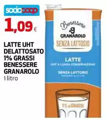 Granarolo - Latte UHT Delatosato 1% Grassi Benessere