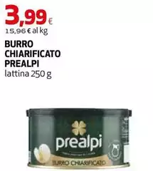 Prealpi - Burro Chiarificato